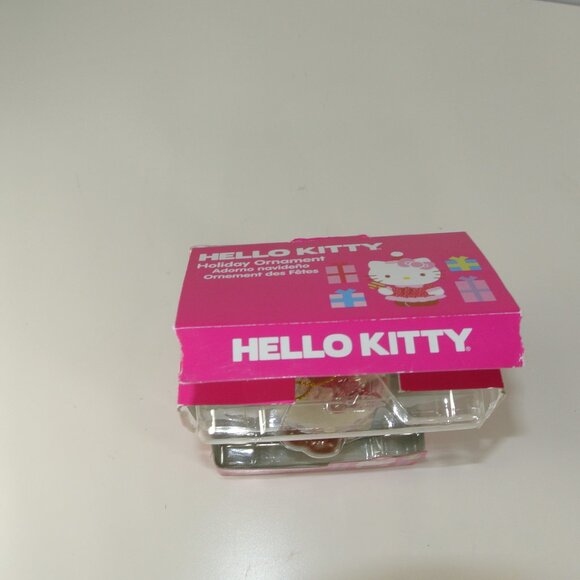 HELLO KITTY Vintage Christmas Decoration Ornament In Original Box Candy Cane - Picture 3 of 5